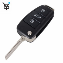 Best price OEM 3button car key shell for Audi remote car key fob blank cover car keys case